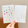 Pegatinas de Colores Huecas con Temática de Dopamina para Niñas, Decoraciones de Estrella de Cinco Puntas y Corazón, Corazones de Melocotón Autoadhesivos de Colores