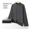 Personalización Sudadera con Capucha para Hombre de Algodón Cloud Skin de 290G con Media Cremallera Cómoda Versátil Agradable a la Piel Top Estampado Nuevo Cruz