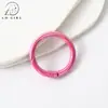 Anel Mabe colorido 33mm com revestimento UV argola mola chaveiro acessório DIY material de decoração fivela de conexão para bolsa