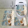 Alfombra de franela de Amazon transfronteriza de tres piezas para baño, alfombra antideslizante, una generación de fabricantes extranjeros al por mayor