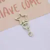 Llavero Estrella Pintada con Cierre de Langosta Especial para Cuentas Colgante de Hebilla de Puerta Pintada con Spray de Colores Accesorios para Joyería DIY