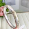 Pulsera de plata esterlina 9999 para mujer, oro, mariposa, nubes auspiciosas, método antiguo, pulsera cerrada, esmalte, estilo nacional, joyería al por mayor