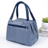 Venta al por mayor Nueva Moda Cremallera Bolsa Portátil Aislada Damas Dibujos Animados Impermeable Bolsa de Almuerzo con Papel de Aluminio Bolsa de Almuerzo Aislada