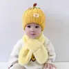 Gorro de bebé con diseño de nariz de oso, gorro tejido lindo de invierno para niños y niñas, gorro cálido para bebés y niños pequeños