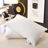 Núcleo de almohada de terciopelo de pluma de algodón, almohada cómoda de hotel, almohada de fibra tridimensional de alta elasticidad, venta al por mayor directa, compra grupal de regalo