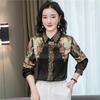 Comercio exterior primavera muy de hadas abrigo 2023 nuevo camisa de dama primavera y otoño gasa temperamento estilo extranjero moda camisa