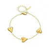 Collar Casual con Borlas y Corazón de Melocotón Lujo Accesible Diseño de Nicho Collar de Acero de Titanio Cadena de Clavícula de Gama Alta para Mujer Nuevo Estilo 2024