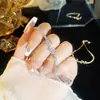 Pulsera de mariposa de circón extraíble nicho pulsera de moda de lujo ligero pulsera versátil de alto sentido nuevo al por mayor mujeres