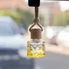 Tapa de Cinco Líneas Colorida Cilíndrica Diamante Piña Botella Vacía 8ml Perfume Aromaterapia Aceite Esencial Colgante de Coche Wang Cong Aromaterapia de Interior