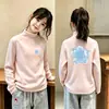 Camiseta básica de manga larga cepillada para niña ropa de otoño 2026 Otoño/Invierno Nuevas llegadas Ropa cálida para niños prenda interior top