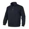 Moletom Masculino Jacquard Espesso com Meio Zíper, Manga Longa e Bolsos Laterais, Direto da Fábrica, Pedido Pequeno com Giro Rápido