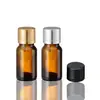 Botella Marrón de Aceite Esencial de 10 ml, Botella de Vidrio Dosificadora de Aceite Esencial, Botella Marrón de Vidrio con Gotero Mezclador a Prueba de Luz para Cosméticos