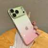 Adequado para Capa de Celular iPhone 17 Pro Max, Gradiente Galvanizado de Alta Transparência Maçã 16 Transparente Macio Cobertura Total 15 Capa Protetora