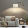 Luminária de Piso para Pesca com Pena Moderna Simples LED Escandinava Sala de Estar Estudo Quarto Mesa Lateral Vertical