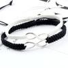 Pulsera de la suerte de 8 caracteres tejida a mano transfronteriza, regalo para amantes, novias, joyería, pulsera para damas