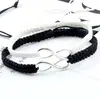 Pulsera de cuerda de la suerte de 8 caracteres tejida a mano transfronteriza pulsera de mano de pareja regalo para amigas pulsera de joyería damas