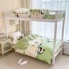 Juego de tres piezas para cama de dormitorio estudiantil Algodón puro 100% Algodón Dormitorio Individual 3 Cama litera de secundaria y universidad Juego de seis piezas