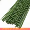 Arame para haste de flor, arame verde para flores de papel, nervuras de folha, trepadeira de papel, papel crepom, materiais para artesanato DIY, hastes de rosa de papel