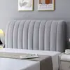 Funda de cabecero de cobertura total y engrosada, funda de cabecero simple acolchada suave, funda de cabecero curva de estilo europeo de cuero y madera, a prueba de polvo y anticolisión