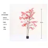 Arce Artificial de Múltiples Troncos Mini Árbol de la Felicidad para Interior Sala de Estar Decoración de Planta Verde Artificial Árbol de la Fortuna Adorno para Exhibición en Ventana