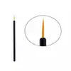 50 Piezas/Paquete en stock Cepillo Delineador de Ojos de Nylon con Tubo Protector Pelo Fino Cabeza Dura Cepillo Delineador de Ojos Belleza de Ojos Cepillo Delineador de Ojos