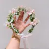 Tiara de Cabelo Infantil Coroa Princesa Mori Headwear Primavera Nova Flor Tiara de Cabelo Super Fada Doce para Menina