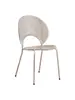 Respaldo de Silla de Comedor Nórdico Diseño de Concha Silla de Ocio Diseñador Taburete B&B Silla de Café Hotel Acrílico Hogar