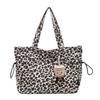 Bolso de Lona con Estampado de Leopardo para Mujer, Bolso Tote de Gran Capacidad, Nuevo Bolso de Moda 2025, Bolso Bandolera, Bolso para el Trabajo, Bolso de Hombro Versátil de Moda