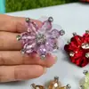 Vendas Diretas da Fábrica Joias de Flor de Contas Feitas à Mão Contas de Cristal Acessórios de Roupa DIY Acessórios Broche Acessórios de Roupa