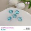 K9 Penetrador de Hielo Arte de Uñas Diamante Desnudo Joyería Verde Oliva Aguamarina Claro Huevo de Paloma Rosa Punto Dulce Transparente Diamante Alienígena