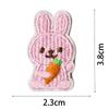 Parche de Tela Bordado Nuevo Transfronterizo Animal de Dibujos Animados Flor Parche Bordado Parche Parche Agujero Parche Decorativo Parche Parche Parche