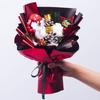 Buquê de Natal, Flores de Mão, Caixa de Presente com Buquê de Pinhas de Natal, Flores Secas Criativas com Nervuras de Folha Seca para o Feriado