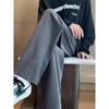 Pantalones Casuales de Estilo Japonés para Hombre, Pantalones Rectos Holgados Recortados High Street, Pantalones de Moda de Pierna Ancha, Pantalones de Traje Dk de Alta Gama