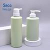 Xuelingfei com frasco de sabonete facial 500ml frasco de ombro reto frasco de plástico gel de banho frasco vazio para divisão frasco de shampoo