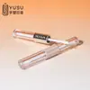 Tubo de Brillo de Labios Bicolor Popular Transfronterizo 1.5ml*2, Material de Copa Redonda Recta Antiadherente, Tubo Vacío de Brillo de Labios de Doble Efecto de Larga Duración al por Mayor
