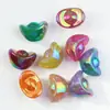 Cuentas de Resina de Forma Irregular Brillantes de Estilo Mixto con Agujeros, Cuentas con Purpurina Fina de Corazón y Estrella, Accesorios para Hacer Cadenas de Teléfono DIY