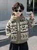 Casaco Suéter Peludo Espesso com Plus Veludo para Meninos Inverno 2026 Novo Estilo Menino Crianças Estilo Coreano Modelo de Inverno Roupas de Algodão para Bebê Tendência