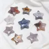 Geodos de ágata natural, lua, estrelas, pedras brutas de cristal em formato de coração, artesanato de cristal polido, peças para segurar na mão, decorações para casa