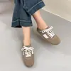 Sapatos de Solado Fino Novos Primavera 2025 Sapatos de Treino Alemães Moda Casual Retrô Sapatos Femininos Esportivos Retrô