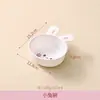 Cuenco de arroz de melamina con dibujos animados, bonito cuenco pequeño para bebé, vajilla de postre, fruta para el hogar, cuenco y cuchara creativos para niños famosos en Internet