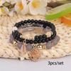 Nuevo Estilo Transfronterizo Árbol de los Deseos Árbol de la Paz Hermosa Pulsera de Cuentas para Mujer Pulsera de Cuentas de Vidrio de Verano Joyería Estilo Vacacional