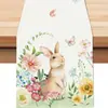 Corredor de Mesa Coelho da Páscoa Ovos Mais Vendido da Amazon Mesa de Restaurante Decoração de Mesa Festa de Feriado Decoração de Casa Corredor de Mesa
