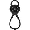 Artefato Antiderrapante Crampons para Neve Sapatilha com Espinhos Crampons Externos Coberturas para Sapatos Garras de Neve para Montanhismo Viagem Simples Coberturas Antiderrapantes