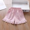 Shorts de Verano de Cinco Puntos para Niñas 2026 Shorts Casuales de Algodón para Niñas Falda Pantalones Sueltos de Verano para Niños