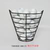 Cesta de recogida de golf cesta de recogida accesorios de campo de entrenamiento artesanía de galvanoplastia revestida marco para pelotas puede contener 50 pelotas 2 colores