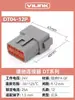 Conector Automotivo à Prova d'Água Deutsch/Dt06-2S Dt04-2P Chicote Fio Plugue Macho e Fêmea
