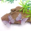 Camada Dupla com Diamantes 3cm Tule Borboleta Feito à Mão diy Adesivos Faciais Maquiagem para Olhos Grampos de Cabelo Acessórios de Cabeça Acessórios para Roupas Acessórios Disparo