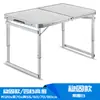 Mesa Plegable de Borde Ampliado de Aleación de Aluminio, Mesa Sencilla para Puesto Doméstico, Mesa Portátil para Camping al Aire Libre y Picnic al por Mayor