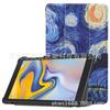 Para Samsung Tab A 8.0(2018)Funda Protectora Plana T387 Funda de Cuero Pintado Tab A 8.0