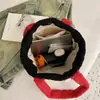 Bolsas de Peluche para Mujer al por Mayor, Nueva Moda Versátil Linda Dibujos Animados Bolsa de Tutoría, Bolso Tote de Gran Capacidad, Bolso de Hombro
